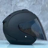 Ram4 Matte Black Half Helmet Men and Women Motorcycle Off-Road Summer Helmet Downhill Racing Mountain Cross Casco Capacete AXSSIBLZ