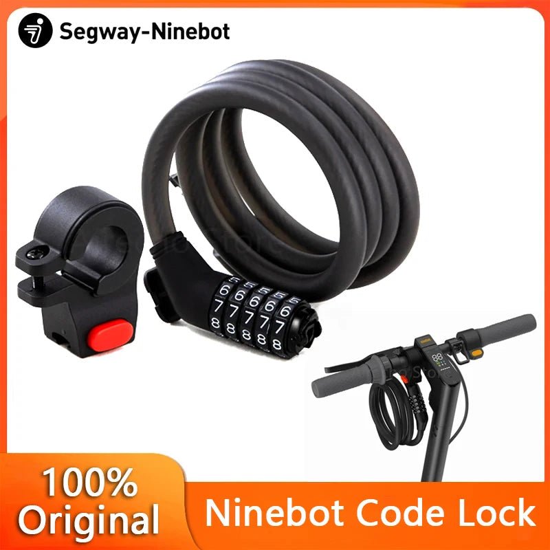 Original Portable Code Lock for Ninebot by Segway KickScooter G2 G2D G2E G30D G30P G30E Electric Scooter Portable Password Lock AXSSIBLZ