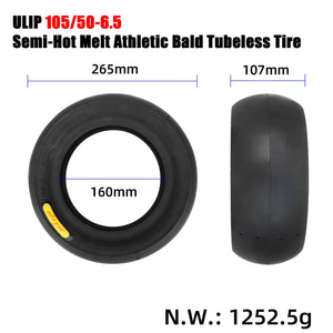 ULIP 11 Inch Semi-Hot Melt Athletic Bald Tubeless Tires for Dualtron Ultra2 THUNDER II Kaabo Wolf Warrior Electric Scooter Tyres AXSSIBLZ