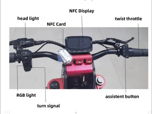 30-100AH Electric Scooter Adult Powerful Dual Motor 100 KMH 110 KM/H 72V 8000W 10000W 12000W 15000W Fast Long Range Escooter AXSSIBLZ