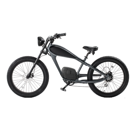 2024 BISEK 26'' Alumilloy E Bike Dual 25AH Lithium Batteries Retro Vintage Style Disc Brake Fat Tire Vintage Electric Bikecustom AXSSIBLZ