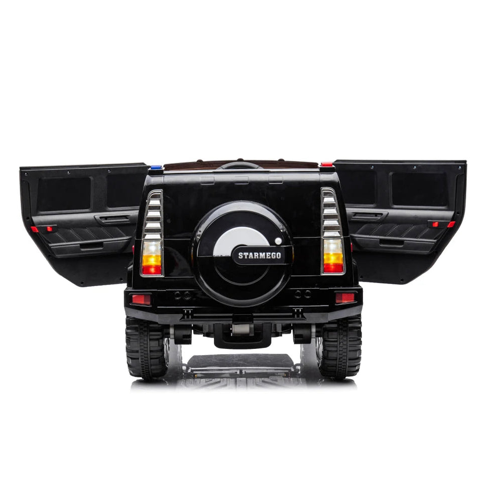 Electric Car 12v7a 30w*2 Four-wheel Drive Leather Seat 2.4G R/C, Seat Belt Four Wheel Absorber kids cars electric in ride on AXSSIBLZ