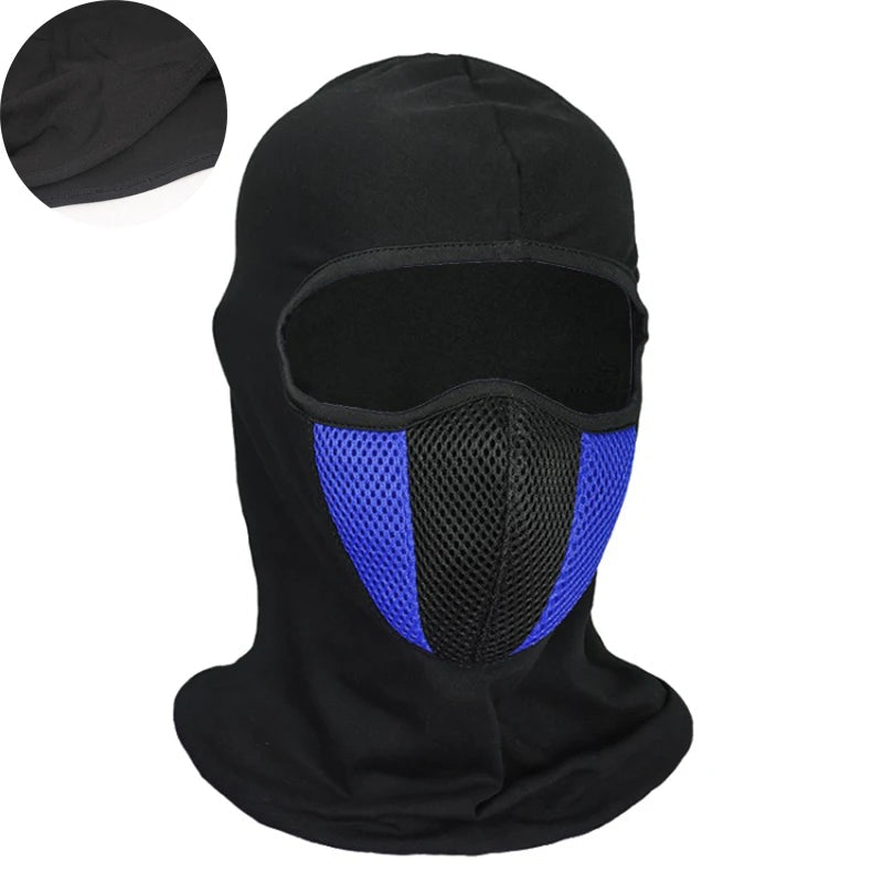 Breathable Balaclava Motorcycle Full Face Masks Skullies Cap Hat Motocross Motorbike Helmet Moto Riding Neck Face Hood Moto Mask AXSSIBLZ