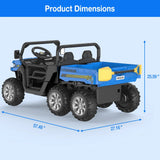 Ride On Truck Car 24 V Kids Electric Vehicles With Remote Control, Children Ride On Utv Car With Safety Belt, For Boys Girls AXSSIBLZ
