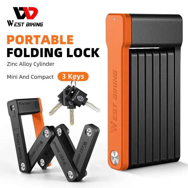 West Biking Bicycle Folding Lock - AXSSIBLZ