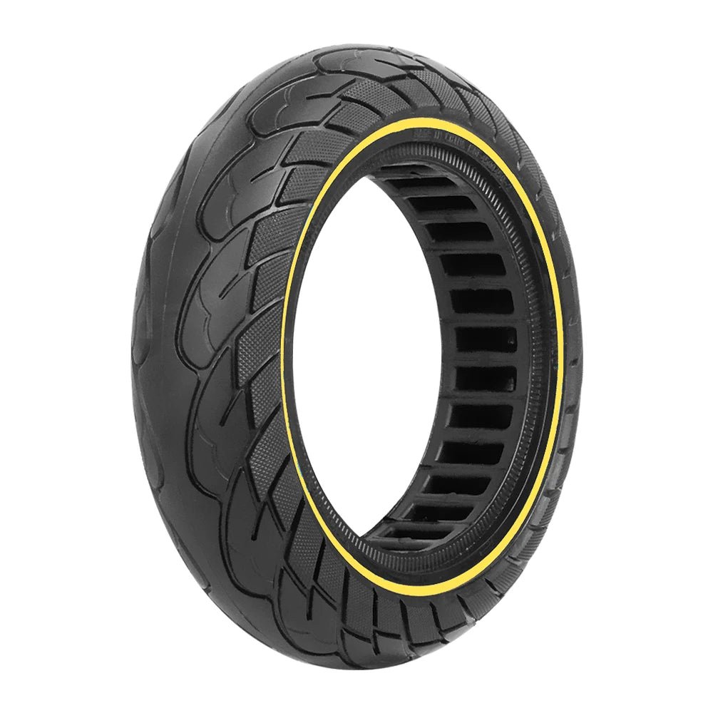 10X2.5 Tubeless Tires 60/70-6.5 Solid Tire for Ninebot Max G30 Electric Scooter 10inch Explosion-Proof Hollow Honeycomb Tyre AXSSIBLZ
