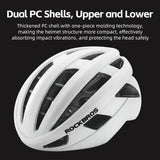 ROCKBROS Cycling Helmet Men Women Bicycle Helmet Intergrally-molded Adjustable MTB Road Thickened Sport Safe Hat Bike Helmet AXSSIBLZ