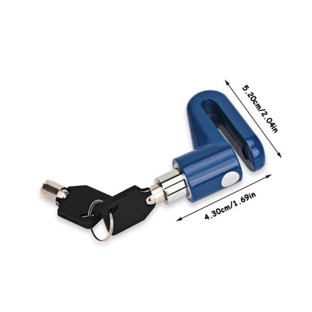 SecureLock Anti-Theft Disc Brake Lock – Electric Scooter, Mountain Bike & Motorcycle Safety Lock with Steel Wire for Ultimate Theft Protection AXSSIBLZ