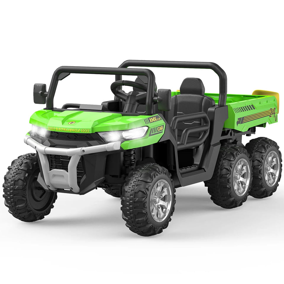 Ride On Truck Car 24 V Kids Electric Vehicles With Remote Control, Children Ride On Utv Car With Safety Belt, For Boys Girls AXSSIBLZ
