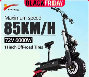 [8 models]10/11 Inch 48V-72V 1000W-6000W Electric Scooter 50-85km/h Fast E Scooter Off Road Electric Kick Scooter Foldable Adult AXSSIBLZ