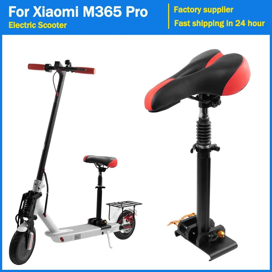 Scooter Seat for Xiaomi M365 Pro 1S Foldable Height Chair Adjustable Shock Absorption Electric Scooter Folding Saddle Seats Part AXSSIBLZ