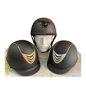 Equestrian Helmets Professional Summer Ultra Light Adult and Children Adjustable Breathable Horse Riding Helmet Riding Cap AXSSIBLZ