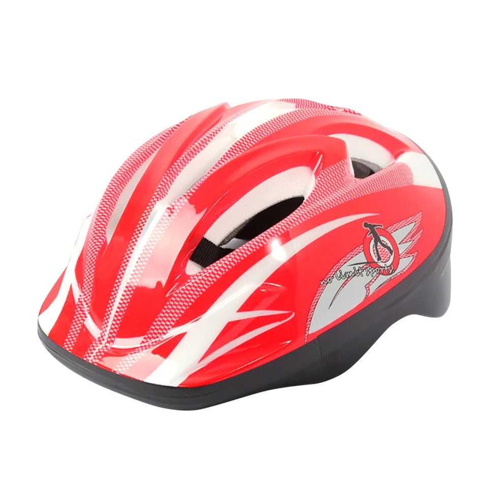 Childrens Riding Helmets Comfortable Breathable Large Vent Holes Boy Girl Safety Head Protection Cartoon Balance Bike Helmet AXSSIBLZ