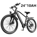 26" 24" Electric Bike For Adults With 500W Powerful Motor 36V 374Wh/468Wh Battery, Up To 30 Miles, 19 MPH,Electric Mountain Bike AXSSIBLZ