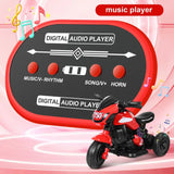 Kids Electric Tricycle, Kids Motorcycle Ride-on Car Toy, 3-Wheel Battery Powered Motorbike for Kids 1-6 Years Old, Forward Rever AXSSIBLZ
