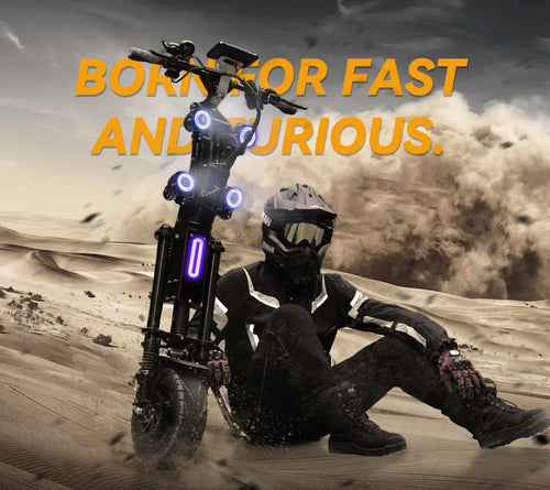 8000W dual drive off-road electric scooter, 60V50AH, 80KM/h and 100km range, hydraulic shock absorber 13 inch off-road wheels AXSSIBLZ