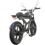 Electric Motorcycle Adults 750Watt 52V27AH Lithium Battery Electric Bikes Full Suspension Hydraulic Brake 20*4 Fat Tire Bicycle AXSSIBLZ