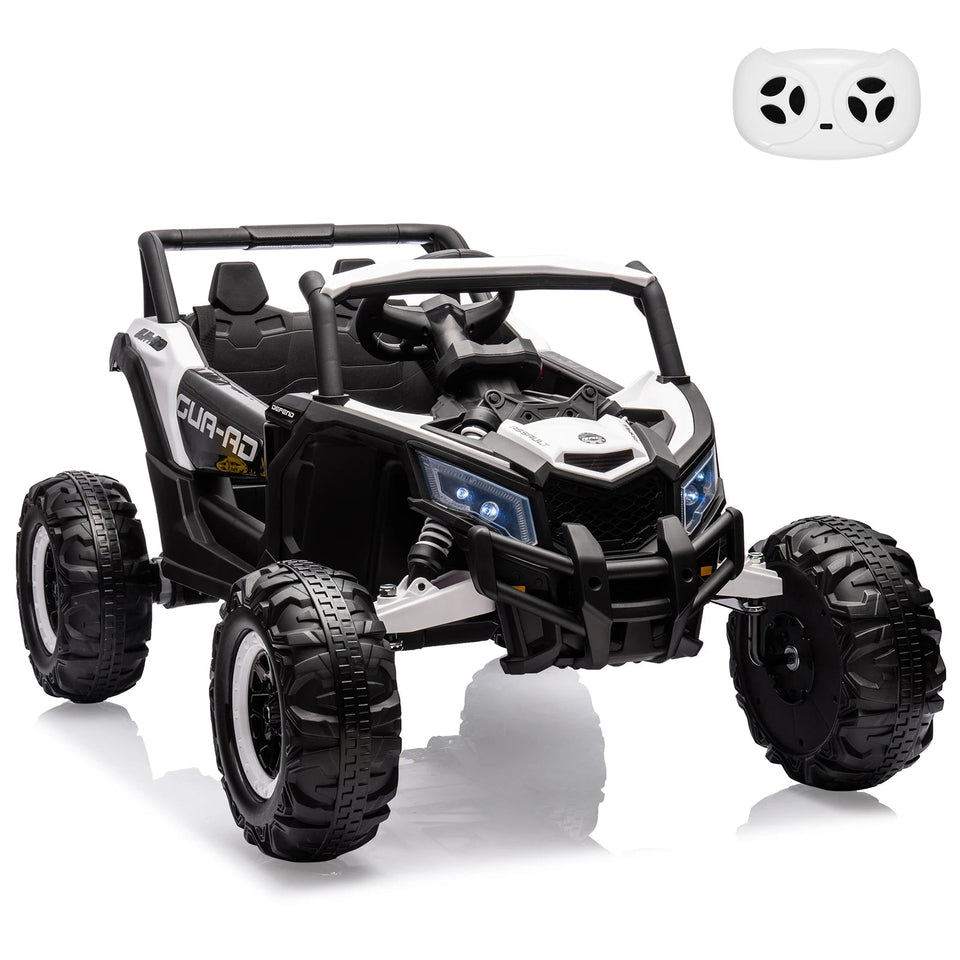 Kids UTV With Remote Control, 24V Ride On Car, Battery Powered Electric Vehicles, Spring Suspension, 200W Motor, Metal Frame AXSSIBLZ