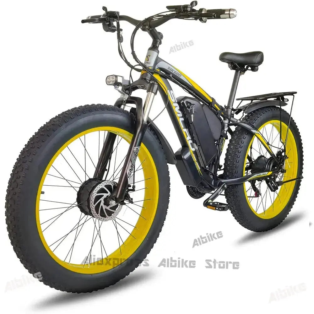 Yellow Ebike 21 Speed Electric-Bike