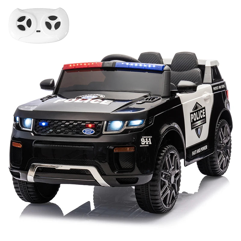 Kids Ride On Car 12V Battery Powered Electric Vehicle Power Wheel Ride on Vehicle Fire Truck for 3-8y Kids Gifts, with Megaphone AXSSIBLZ