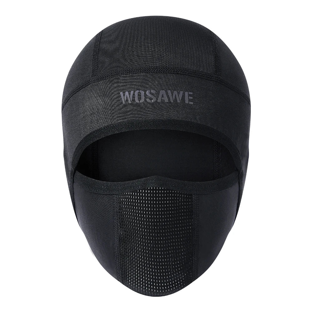 WOSAWE Sports Helmet Liner Ice Silk Hat Breathable Windproof Sports Balaclava Summer Headwear Motorcross Face Mask Cycling Cap AXSSIBLZ
