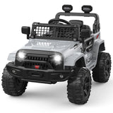 12V Kids Ride On Truck Car With Parent Remote Control, Kids Motorized Vehicles, Spring Suspension, LED Lights, Wireless Music AXSSIBLZ