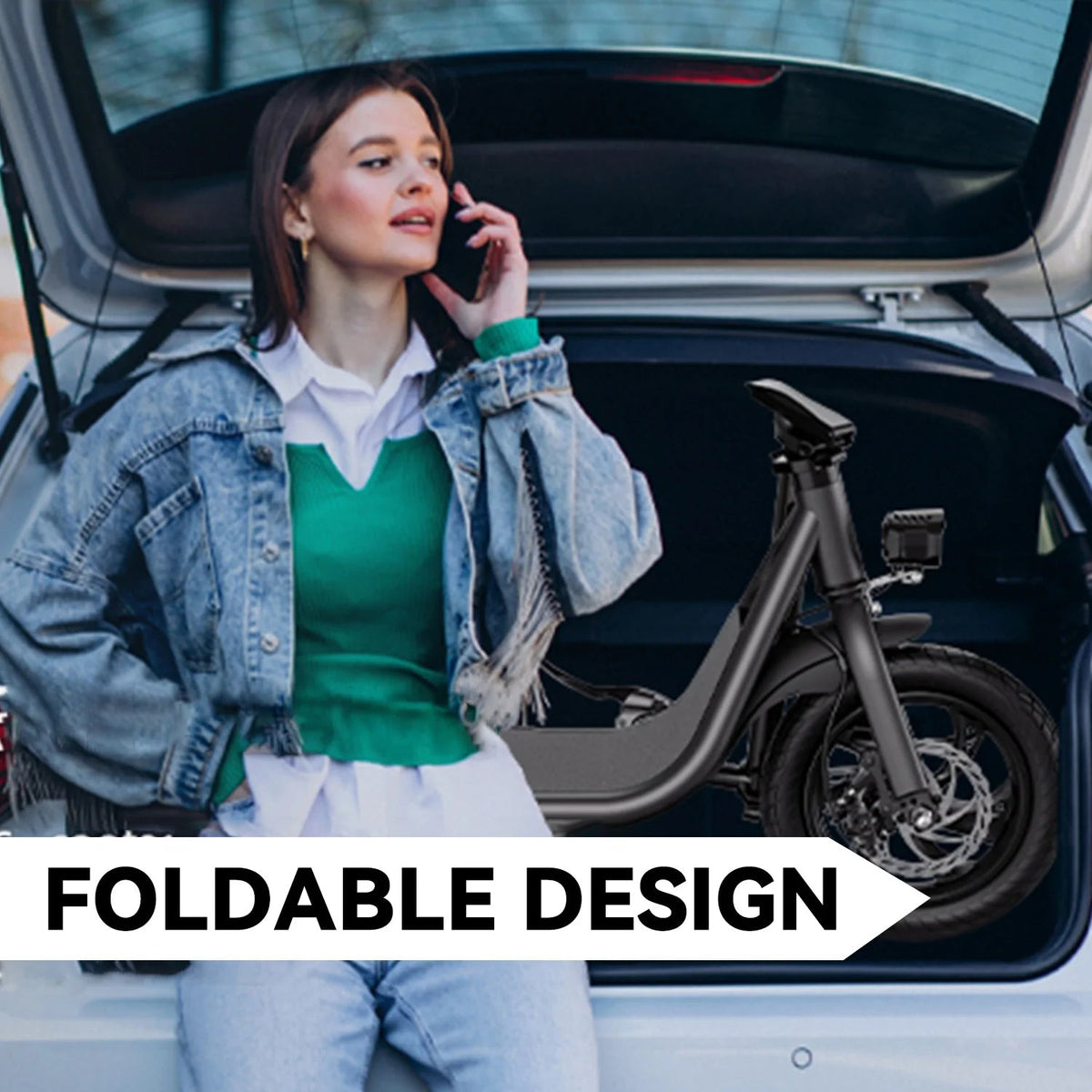 500W carbon steel electric front and rear dual disc brake bicycle for urban commuting with basket, adult electric bicycle AXSSIBLZ