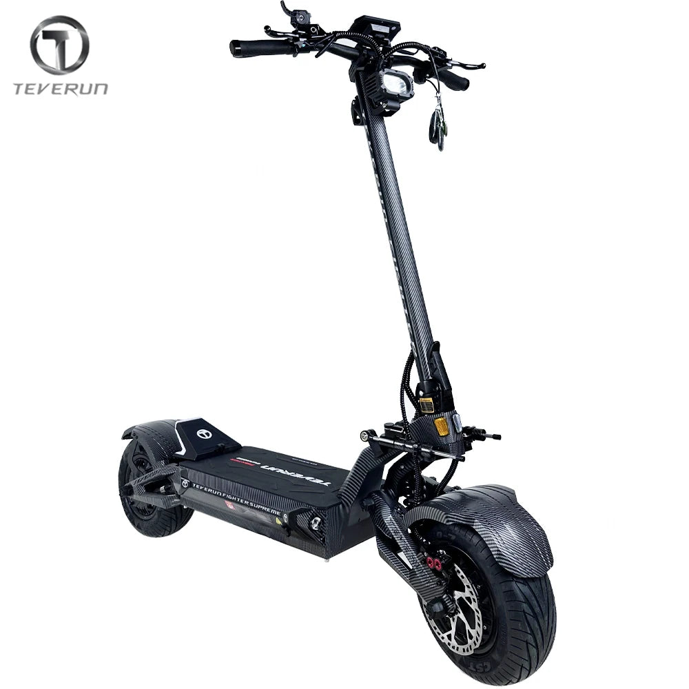 EU Stock Newest 2025 Teverun Fighter 7260R 72V 60Ah Peak Power 10000W Motor With GPS PKE Function Electric Scooter AXSSIBLZ
