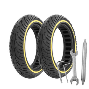 8.5 Inch Honeycomb Soild Tires for Xiaomi M365 1S Pro Electric Scooter Updated Wear-resistant Explosion-proof Damping Tires AXSSIBLZ