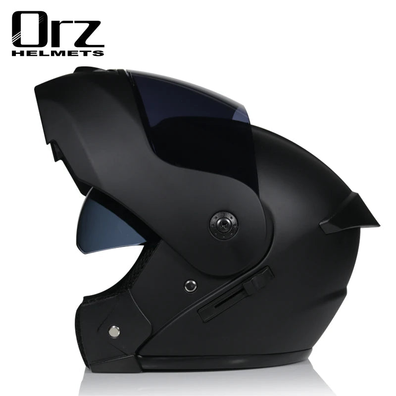 Casco capacetes double dual lens helmet motorcycle helmet full face helmets downhill racing helmets motorfiets helm AXSSIBLZ