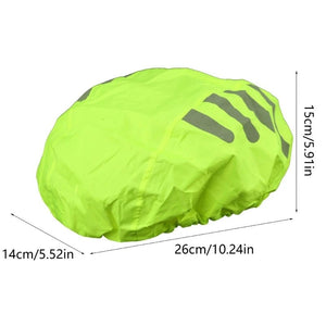 Cyclings Bicycles Helmets Rain Cover with Reflectives Strips Waterproofs Windproofs Bicycles Helmets Cover Cyclings Ride Gear AXSSIBLZ