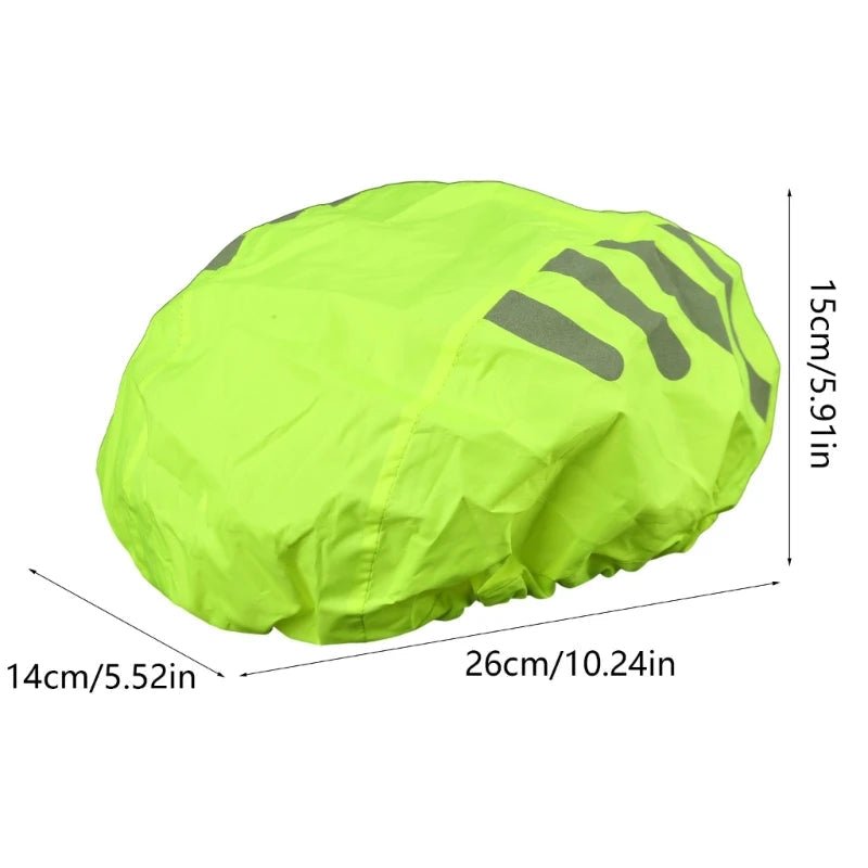 Cyclings Bicycles Helmets Rain Cover with Reflectives Strips Waterproofs Windproofs Bicycles Helmets Cover Cyclings Ride Gear AXSSIBLZ