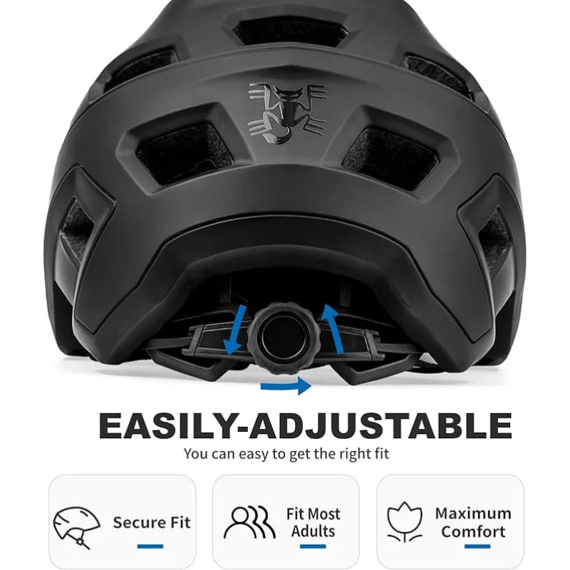 Mountain Bike Helmet – Men's Cycling Helmet for MTB Racing & Speedframe Protection AXSSIBLZ