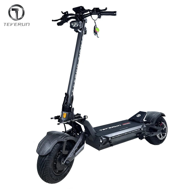 EU Stock Newest 2025 Teverun Fighter 7260R 72V 60Ah Peak Power 10000W Motor With GPS PKE Function Electric Scooter AXSSIBLZ