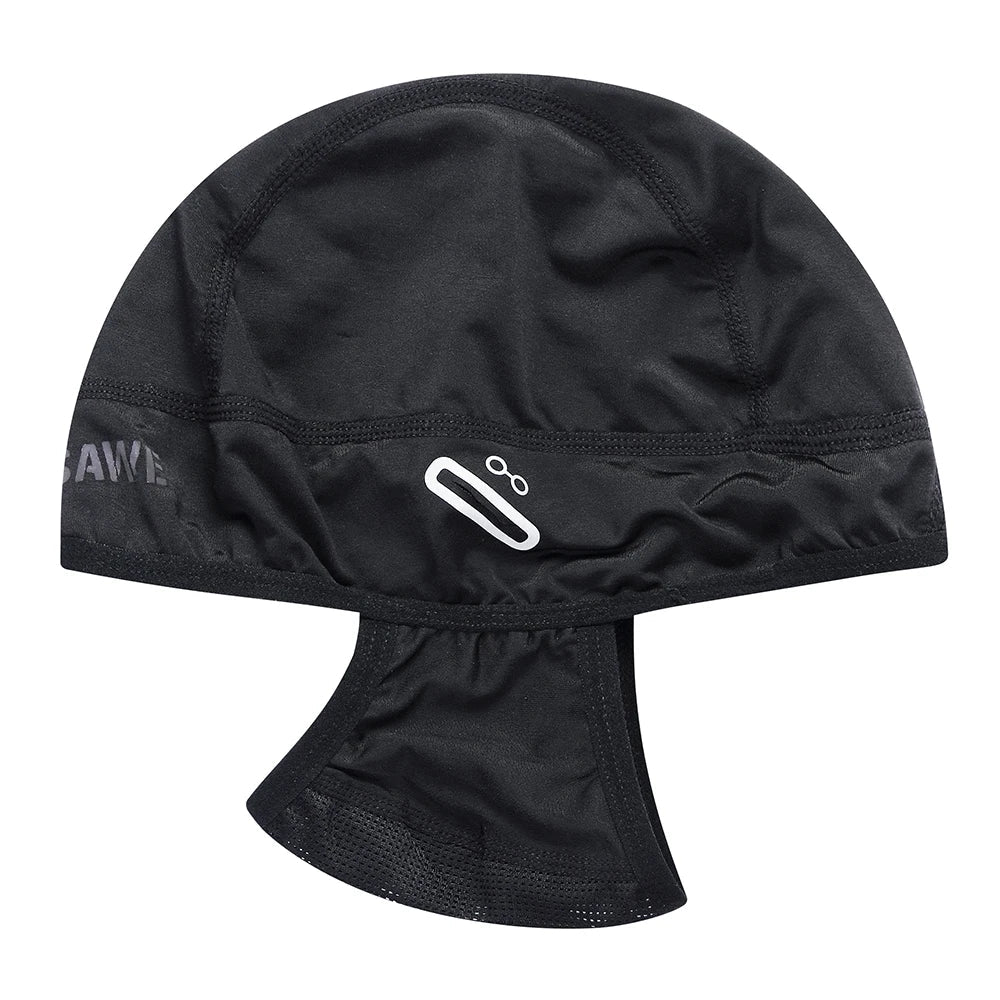 WOSAWE Sports Helmet Liner Ice Silk Hat Breathable Windproof Sports Balaclava Summer Headwear Motorcross Face Mask Cycling Cap AXSSIBLZ
