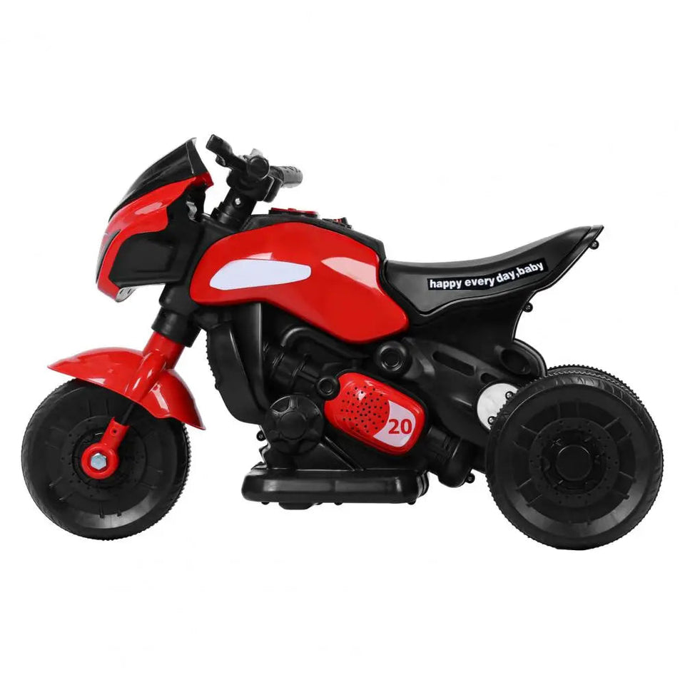 Kids Electric Tricycle, Kids Motorcycle Ride-on Car Toy, 3-Wheel Battery Powered Motorbike for Kids 1-6 Years Old, Forward Rever AXSSIBLZ