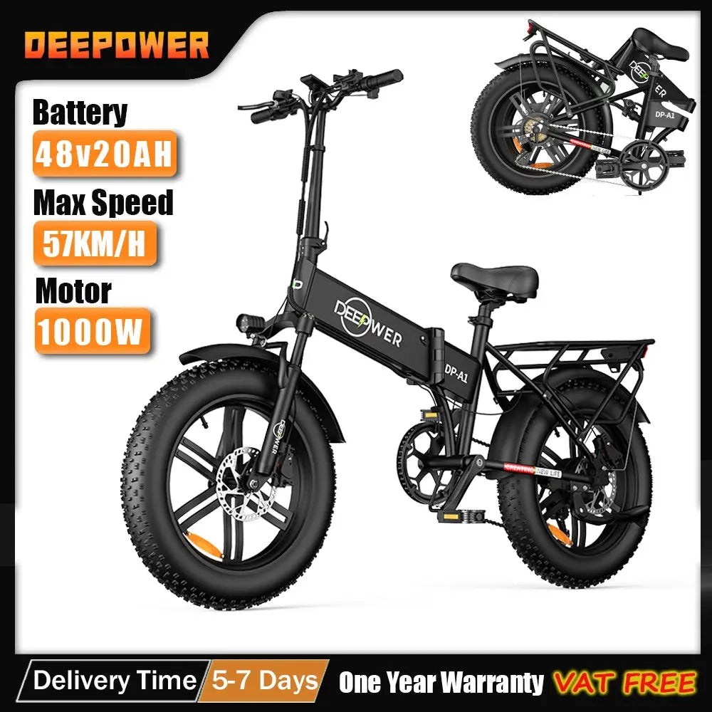 Deepower fat tire electric bike