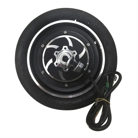 Motor For 10 Inch Electric Scooter 36v 350W 48v 500w Hub 10x2.70-6.5 Tubeless Vacuum Tire AXSSIBLZ