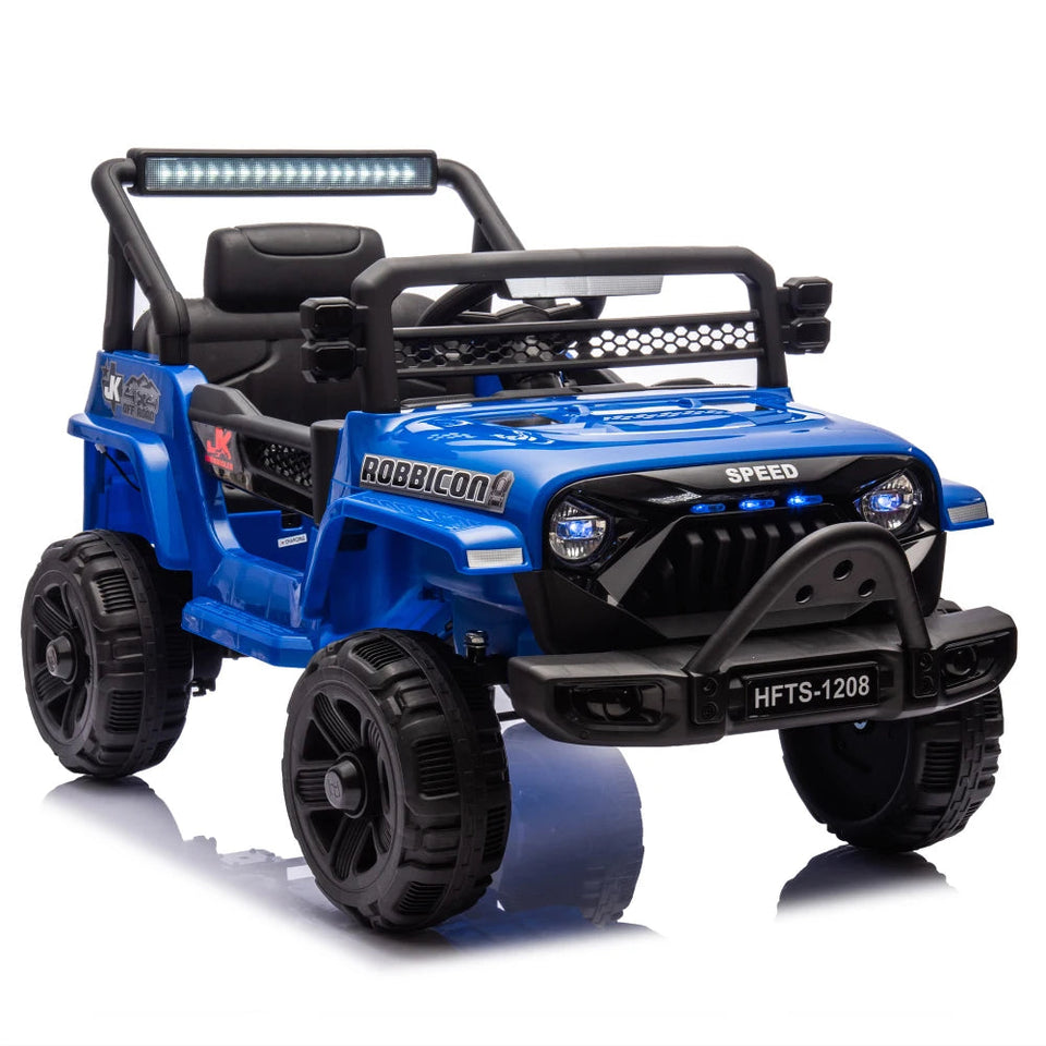 12V Kids Ride On Electric Truck Car W/Parents Control,2WD,Four-wheel suspension,Early education function,Adjustable volume AXSSIBLZ