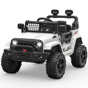 12V Kids Ride on Toys Car Battery Powered Motorized Truck with Remote Control for 3-8 Yrs Boys Girls Birthday Gifts AXSSIBLZ