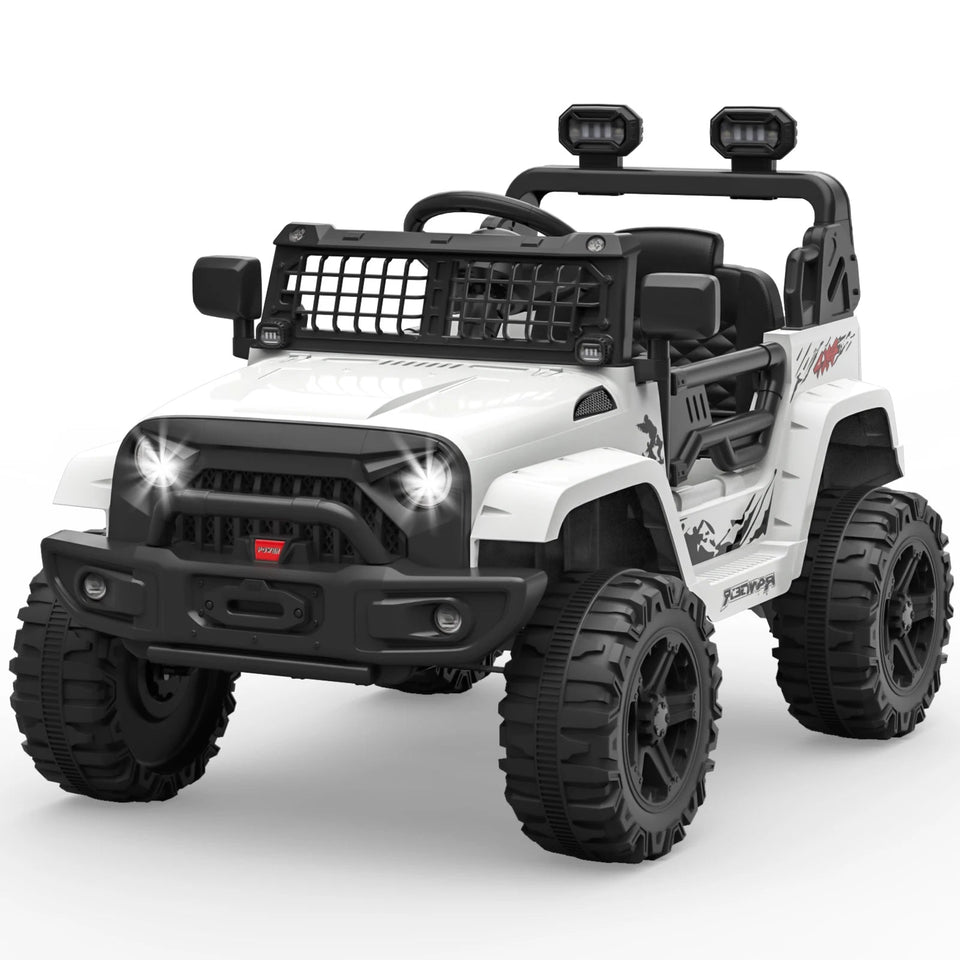 12V Kids Ride on Toys Car Battery Powered Motorized Truck with Remote Control for 3-8 Yrs Boys Girls Birthday Gifts AXSSIBLZ