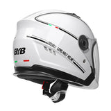 Motorcycle Open Face Helmet For Men And Women Dual Lens Sun Visor Face Shield Top Lightweight Scooter Bike Retro 3/4 Helmet AXSSIBLZ
