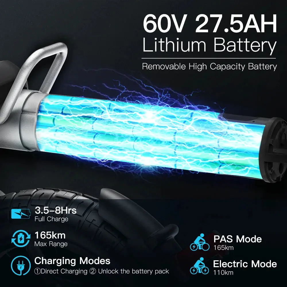 Coswheel T26 Electric-Bike lithium battery