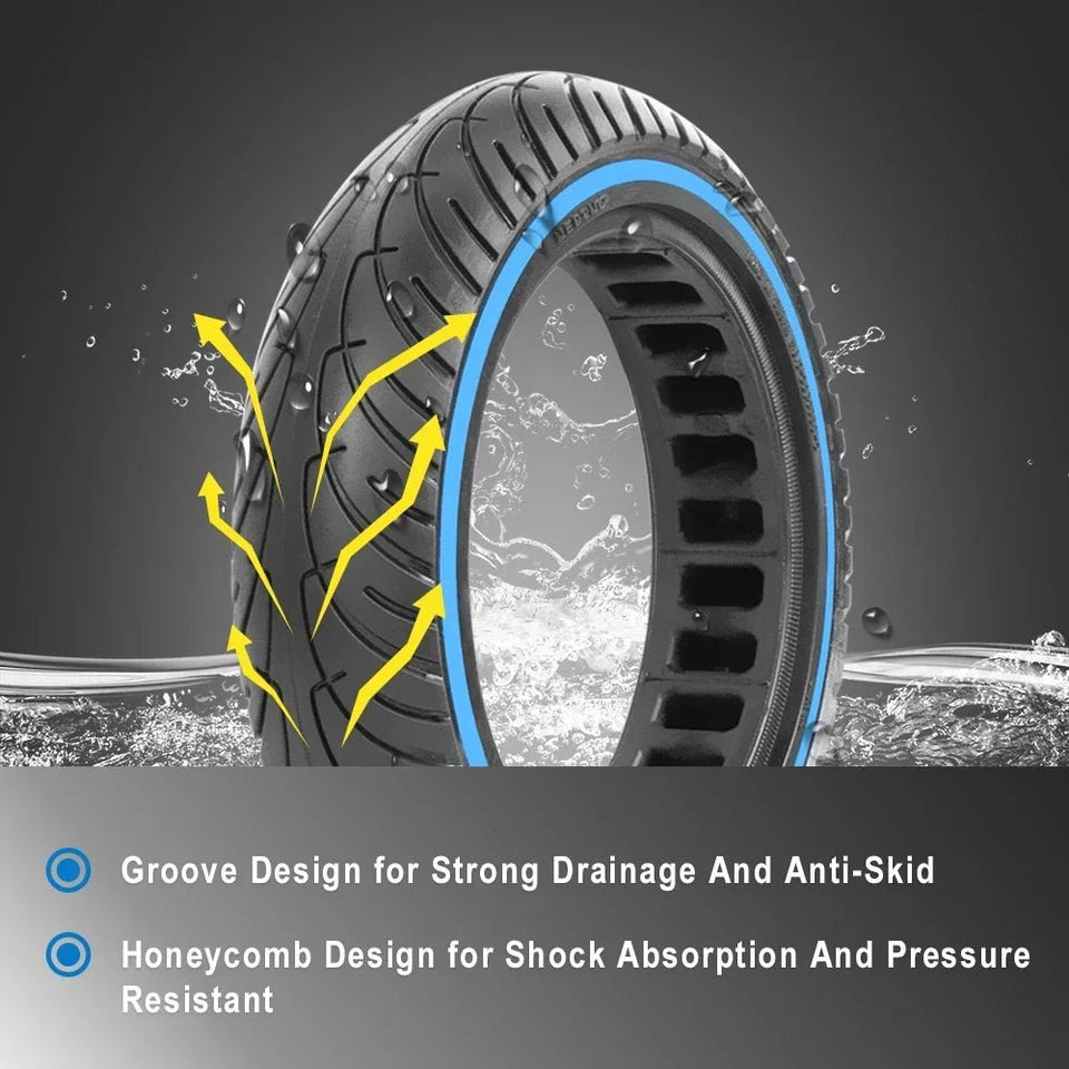 8.5 Inch Honeycomb Soild Tires for Xiaomi M365 1S Pro Electric Scooter Updated Wear-resistant Explosion-proof Damping Tires AXSSIBLZ