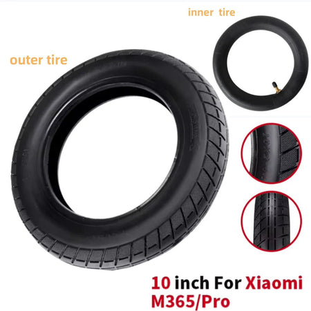 Electric Scooter 10 inch Tire For Xiaomi M365 PRO Reinforced Stable-proof inner and outer tire M365 PRO 10*2 tyre AXSSIBLZ