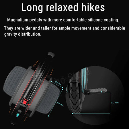 Original INMOTION V10F Self Balance Scooter 84V 960Wh Battery 2000W Motor Unicycle 40km/h Speed with APP Smart Monowheel EUC AXSSIBLZ