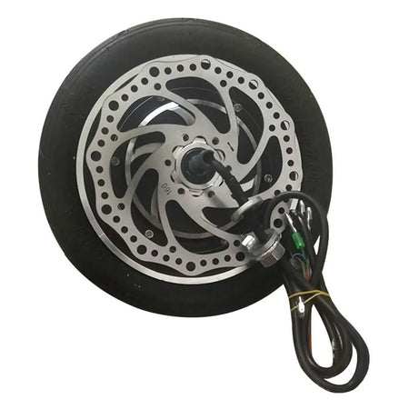 Motor For 10 Inch Electric Scooter 36v 350W 48v 500w Hub 10x2.70-6.5 Tubeless Vacuum Tire AXSSIBLZ