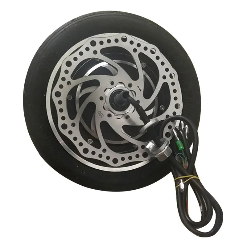 Motor For 10 Inch Electric Scooter 36v 350W 48v 500w Hub 10x2.70-6.5 Tubeless Vacuum Tire AXSSIBLZ