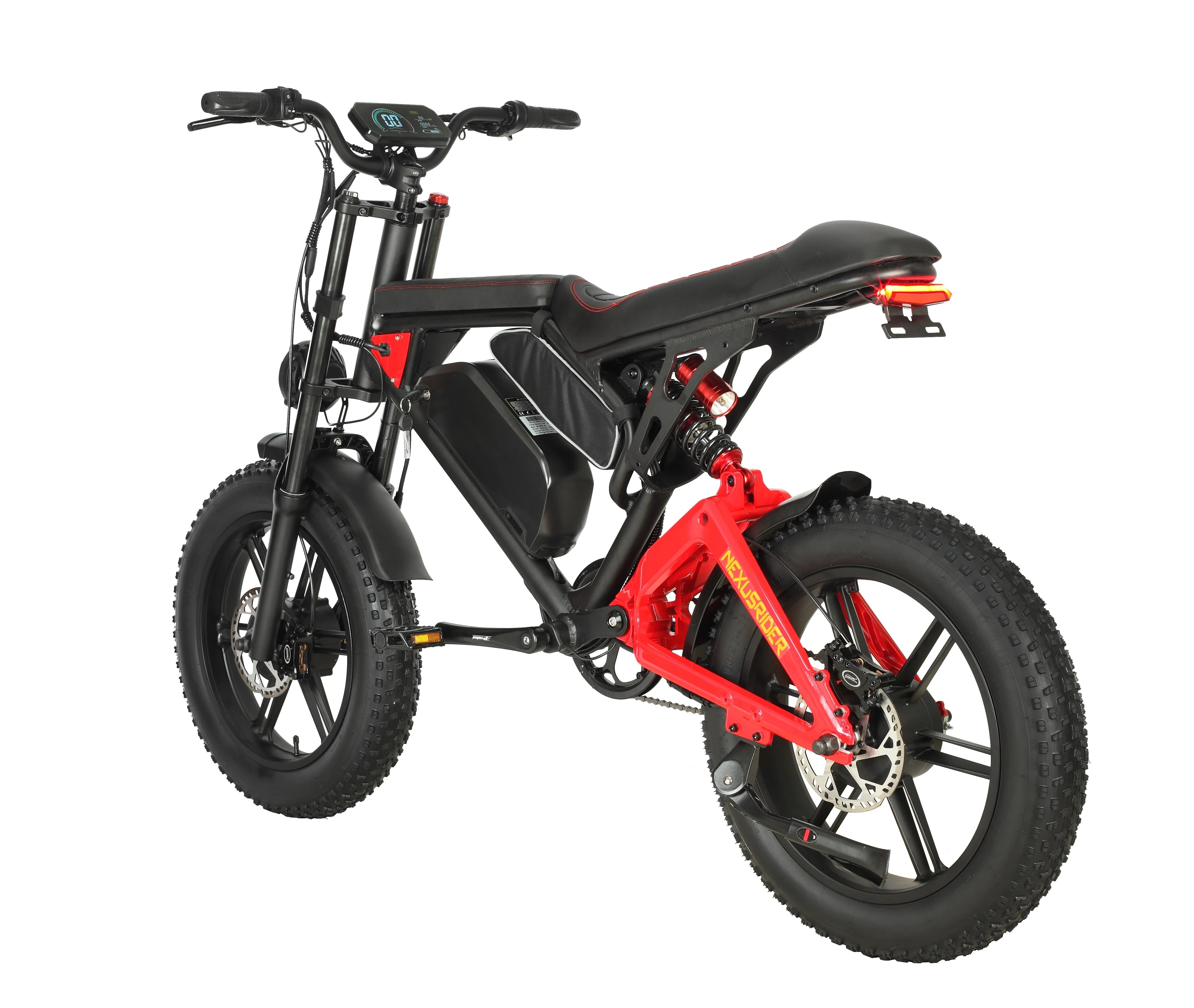 ThunderStrike 2000W Electric Dirt Bike – 20” Full Suspension Dual Motor Electric Bike for Ultimate Adventure AXSSIBLZ