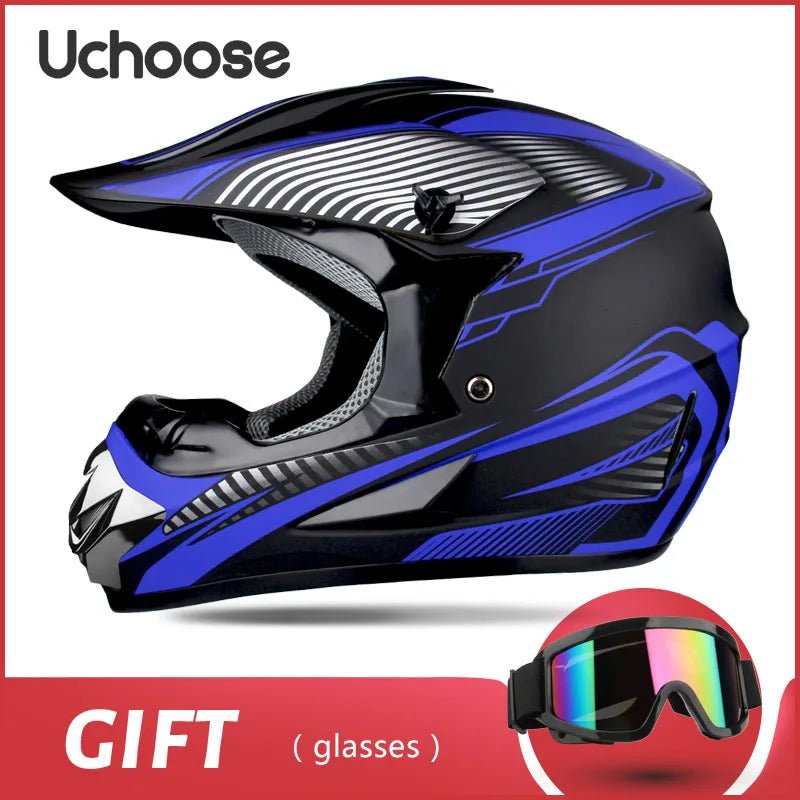 Full face motorcycle helmet for mountain bike  off-road  classic, MTB, racing, motocross, downhill, downhill AXSSIBLZ